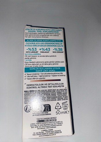 L'Oréal Bright Reveal SPF 50+ Yüz Güneş Kremi - Görsel 3