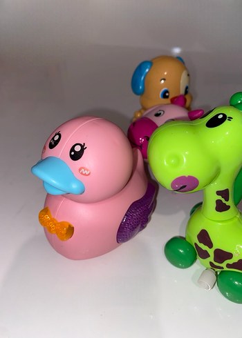 Renkli Çek-Bırak Oyuncak Hayvanlar - Görsel 3