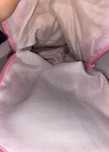 Renkli Pembe Peluş Oyuncak Sırt Çantası - Görsel 3