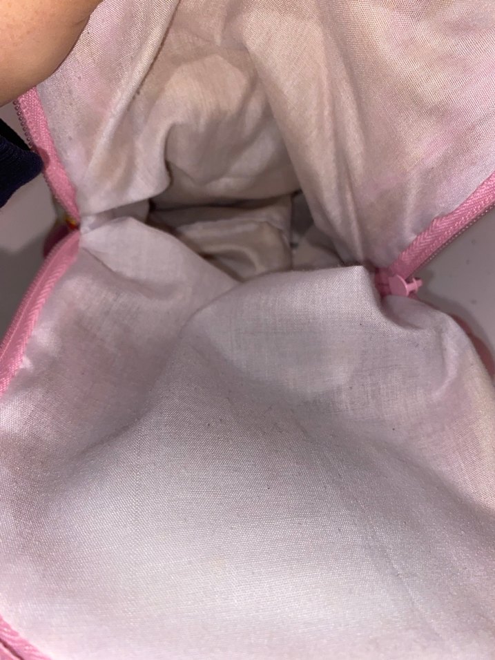 Renkli Pembe Peluş Oyuncak Sırt Çantası - Görsel 3