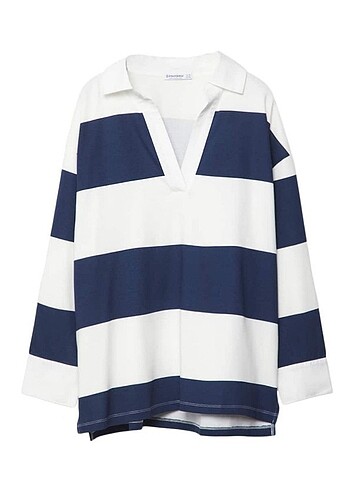 Oversize polo yaka tişört