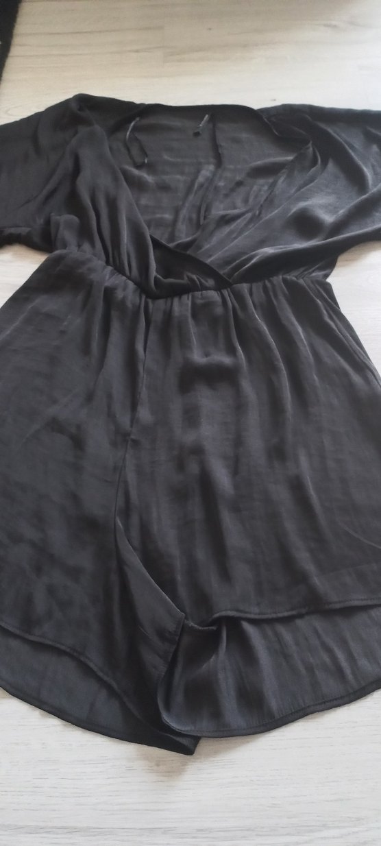 Siyah Midi Kadın tulum - Görsel 2