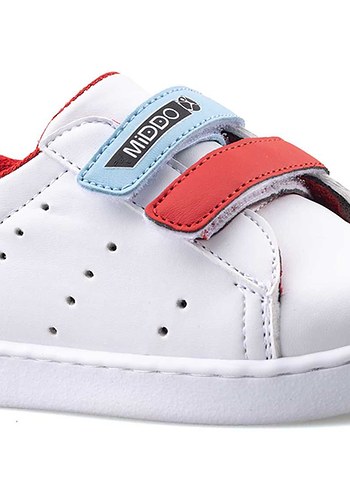 Beyaz Çocuk Spor Ayakkabı Velcro