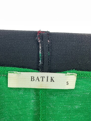 s Beden yeşil Renk Batik Midi Etek %70 İndirimli.