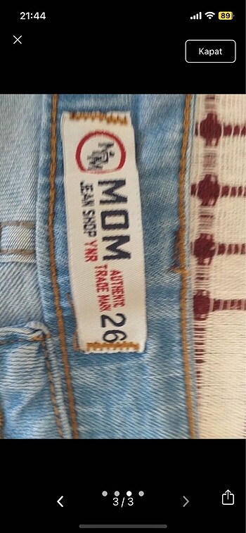 Diğer Mom jean