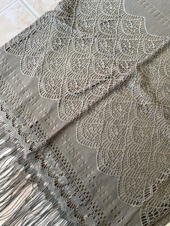 Gri Dantel Detaylı Kadın tişört - Görsel 2