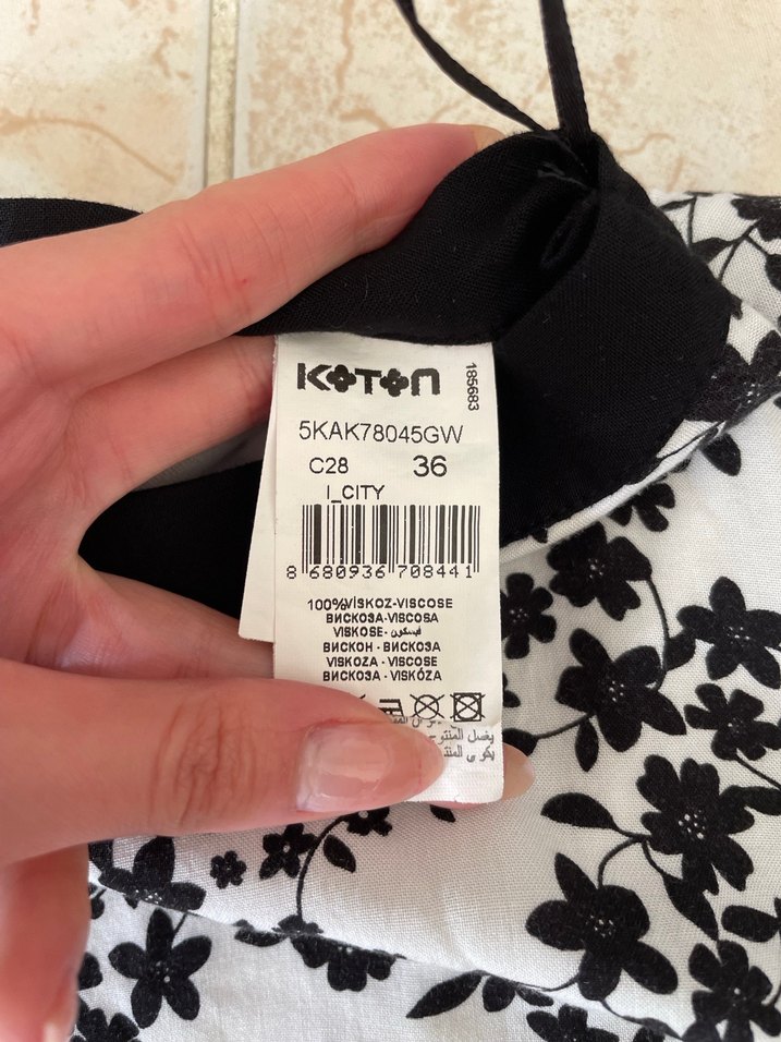 Desenli Volanlı Mini etek - Görsel 2