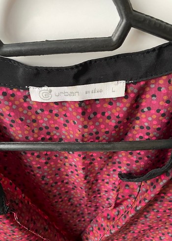 Bordo V Yaka Düğmeli Uzun Kollu Kadın Gömlek - Görsel 2