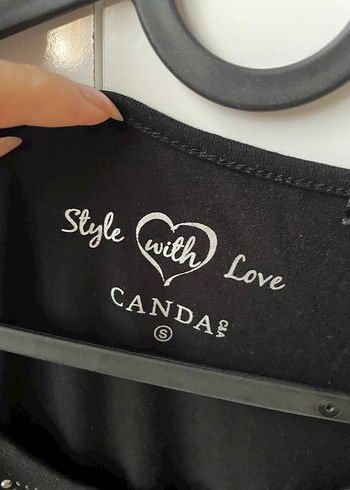 Siyah Payetli Kadın Bluz - Görsel 2