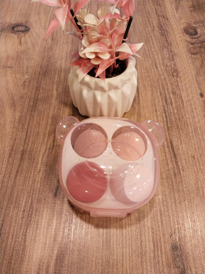 Pastel Makyaj Süngeri Seti panda kutulu - Görsel 3