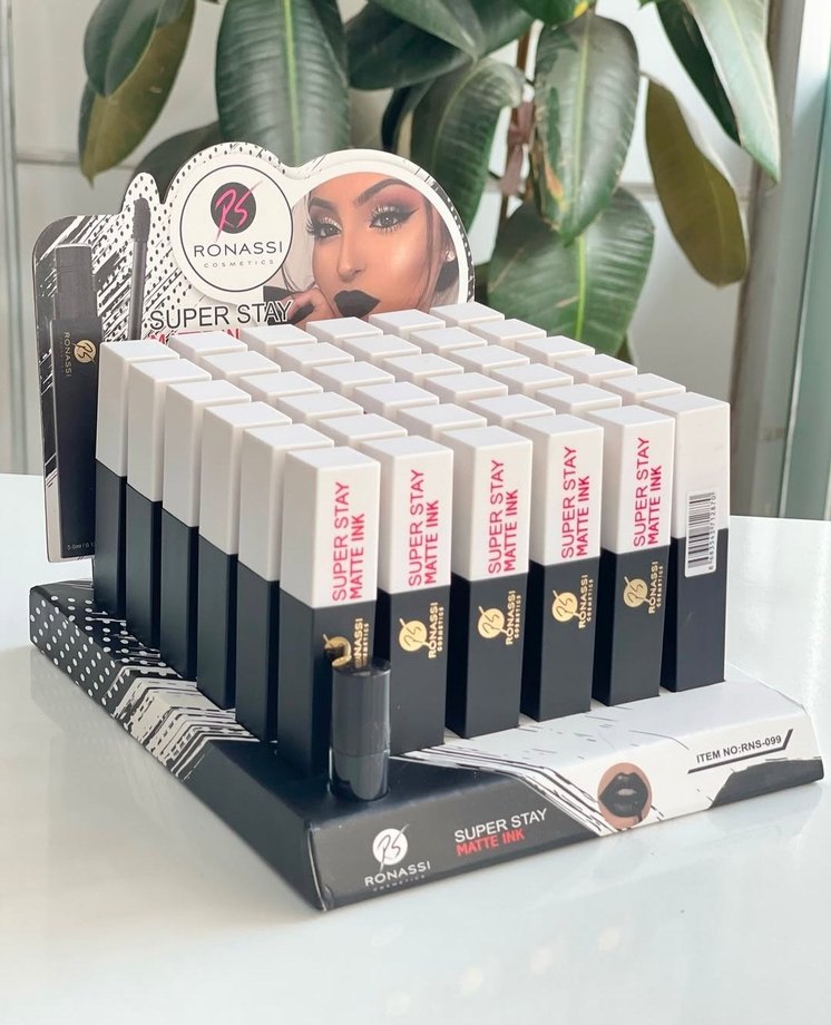 SİYAH MAT RUJ GLOSS SUYA DAYANIKLI ADET - Görsel 3