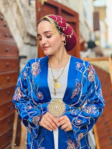 Altın kaplama saç aksesuarı-saç zinciri