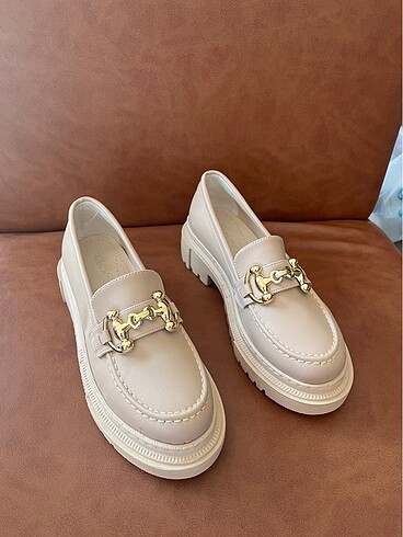 Diğer Bej loafer (D59)