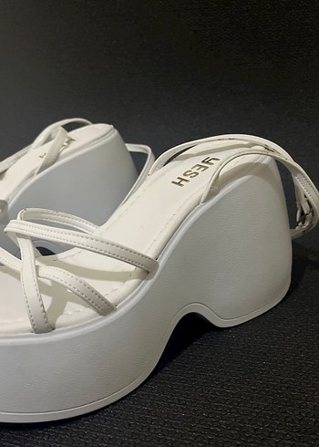 Beyaz platform sandalet (40) - Görsel 6