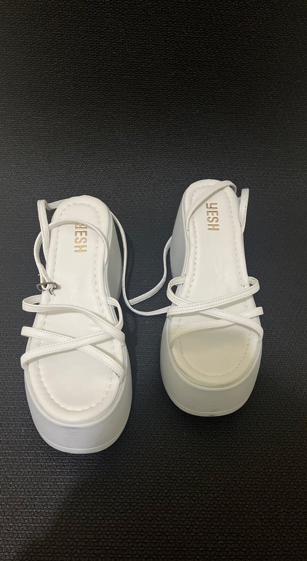 Beyaz platform sandalet (40) - Görsel 4