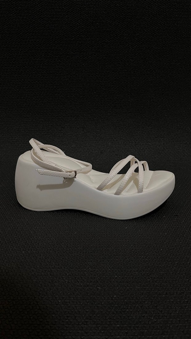 Beyaz platform Sandalet (58) - Görsel 5