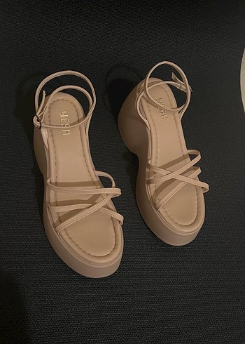 Nude Platform Sandalet (29) - Görsel 9