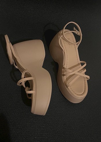 Nude Platform Sandalet (29) - Görsel 6