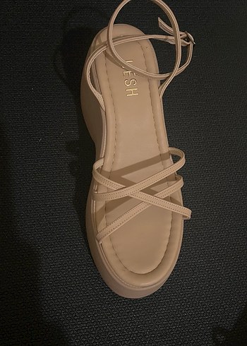 Nude Platform Sandalet (29) - Görsel 12