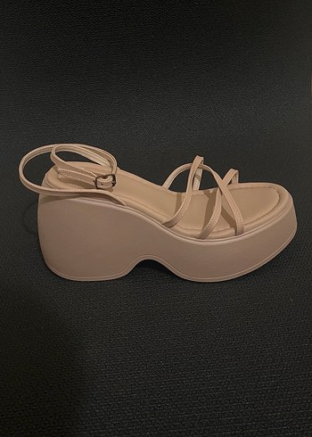 Nude Platform Sandalet (29) - Görsel 5