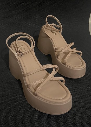 Nude Platform Sandalet (29) - Görsel 7