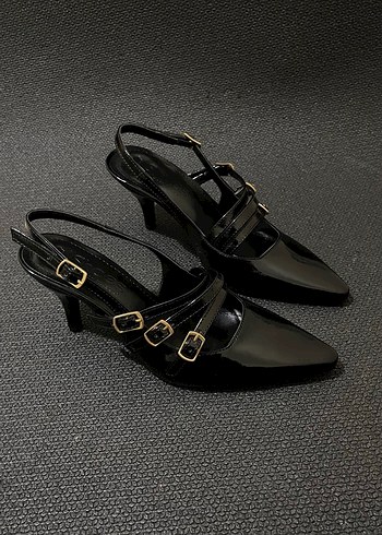 Üç biyeli topuklu ayakkabı (163) - Görsel 13