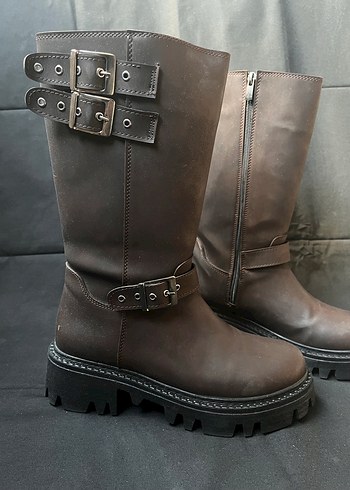 Kahverengi Tokalı çizme (28) - Görsel 6