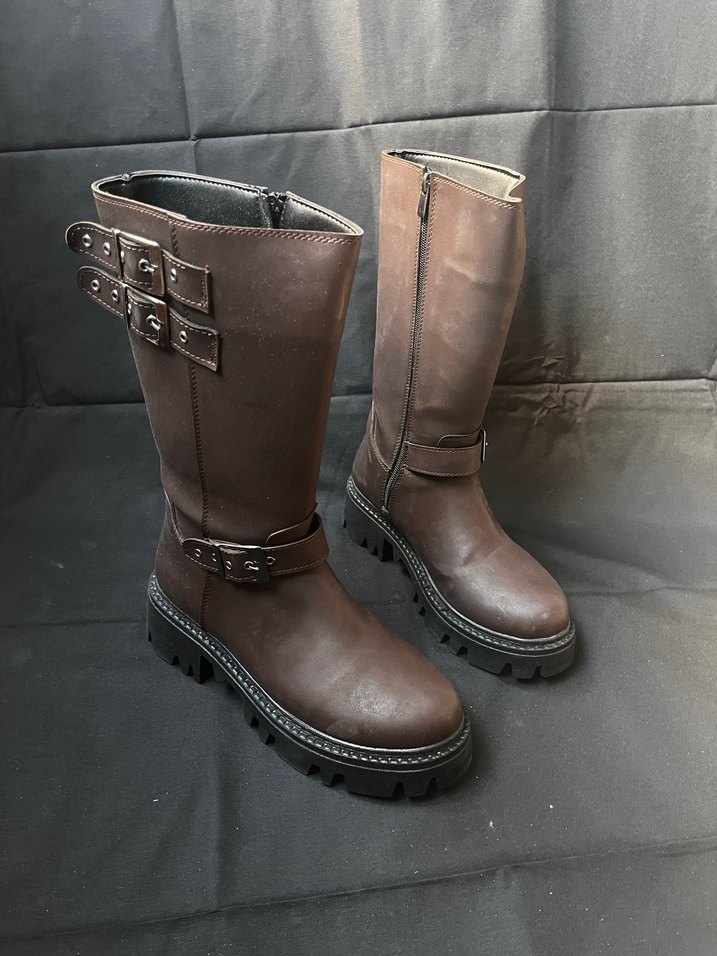 Kahverengi Tokalı çizme (28) - Görsel 5