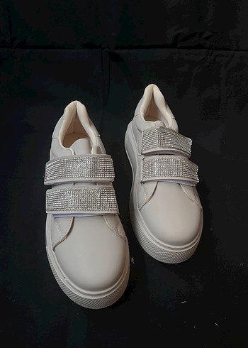 Bej taşlı Spor Ayakkabı (33) - Görsel 6