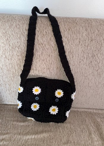 Embroidered Siyah Bebek Önlüğü - Görsel 4