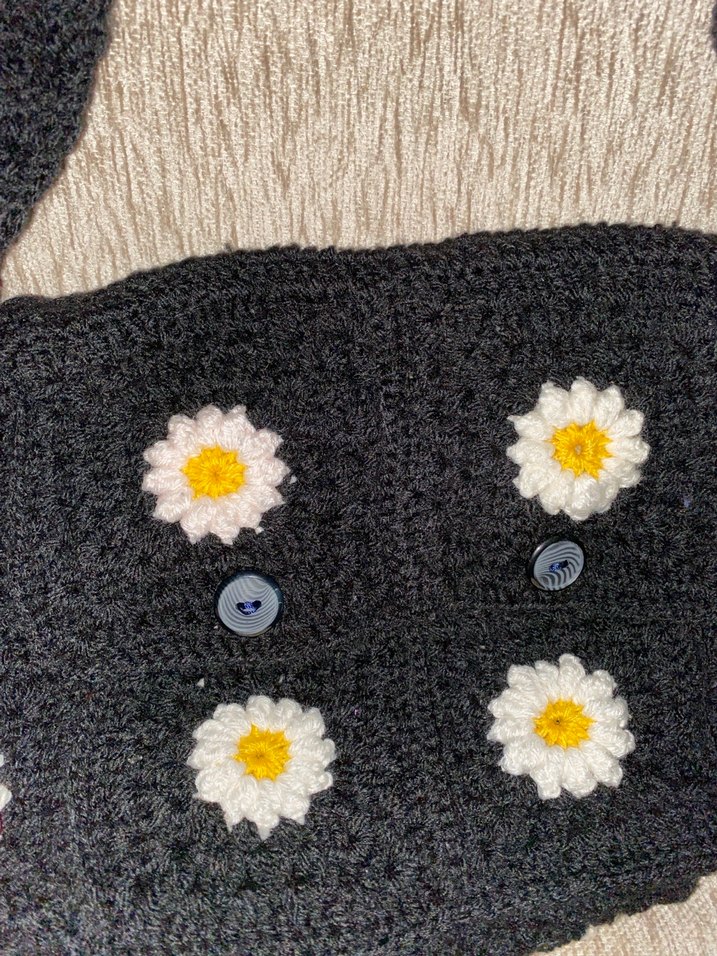 Embroidered Siyah Bebek Önlüğü - Görsel 2