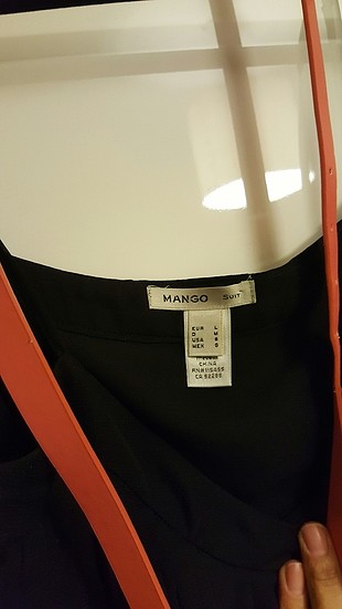 Mango şifon kumaş davet elbisesi