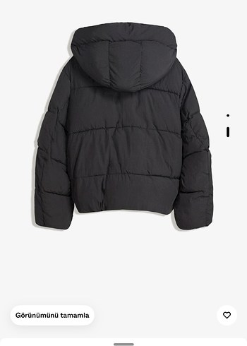 Bershka Bershka kadın siyah mont