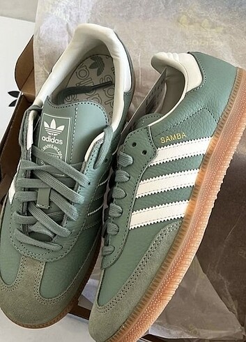 Adidas Adidas samba og spor ayakkabı yeşil
