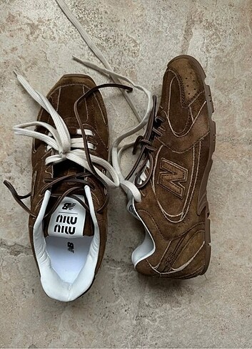 New Balance MIU MIU × NEW BALANCE 530 SNEAKERS KAHVERENGI