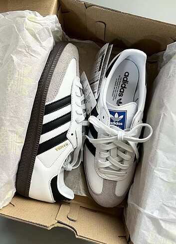 Adidas samba og spor ayakkabı beyaz