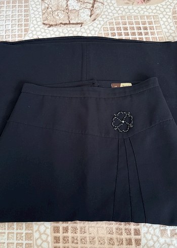 Siyah Uzun Kadın Etek - Görsel 3