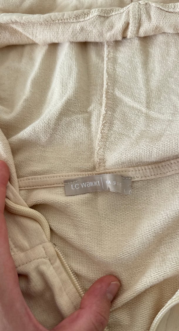 Bej Kapüşonlu Kadın Sweatshirt - Görsel 2