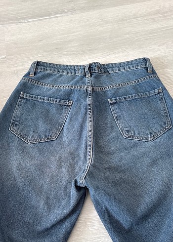 Lacivert mom jean - Görsel 2