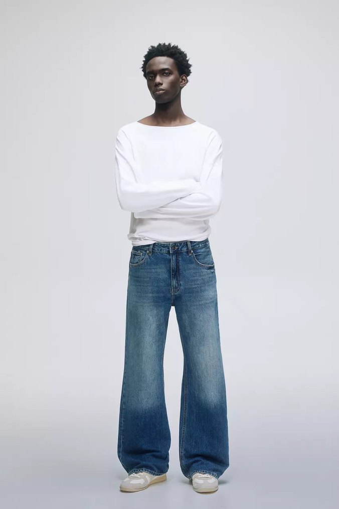 Kovboy Western boot cut flare jean - Görsel 3