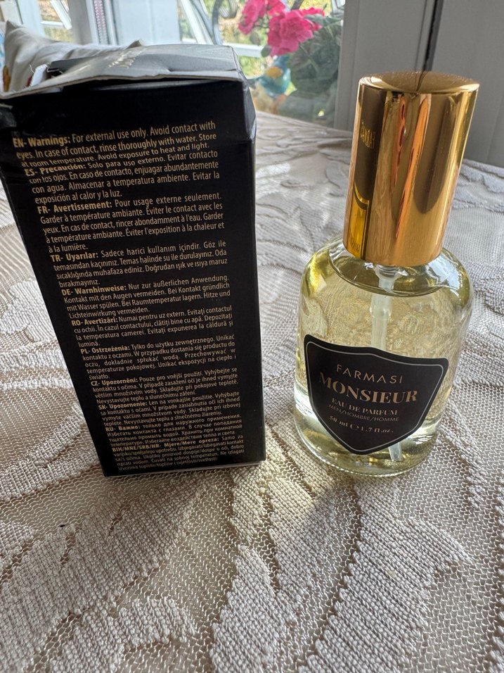 Farmasi Monsieur Altın Erkek Parfümü - Görsel 2