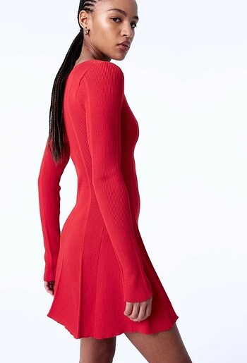xs Beden H&M xxs kırmızı elbise