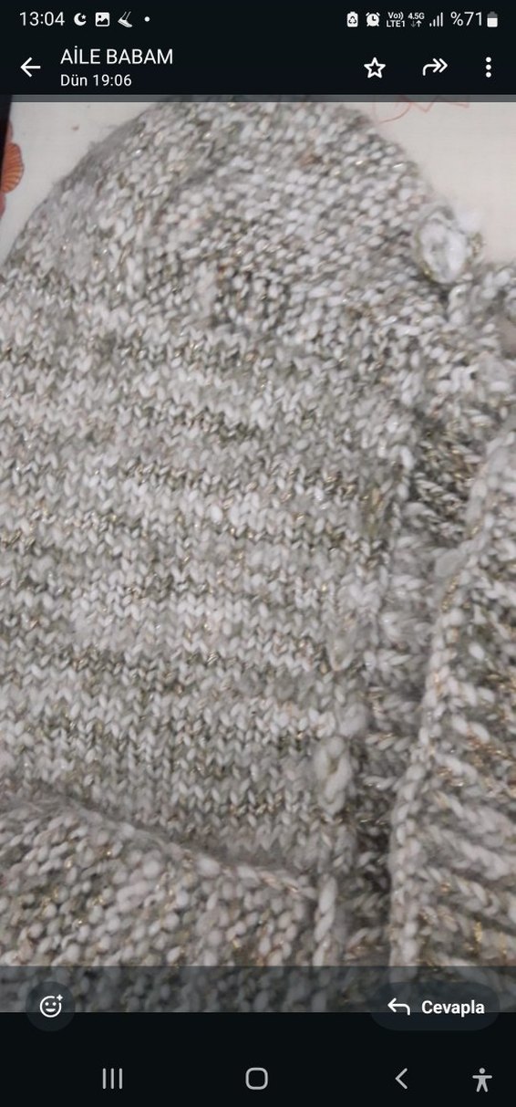 Gri Kadın EL  ÖrgüSü Sıcak PATİK - Görsel 3