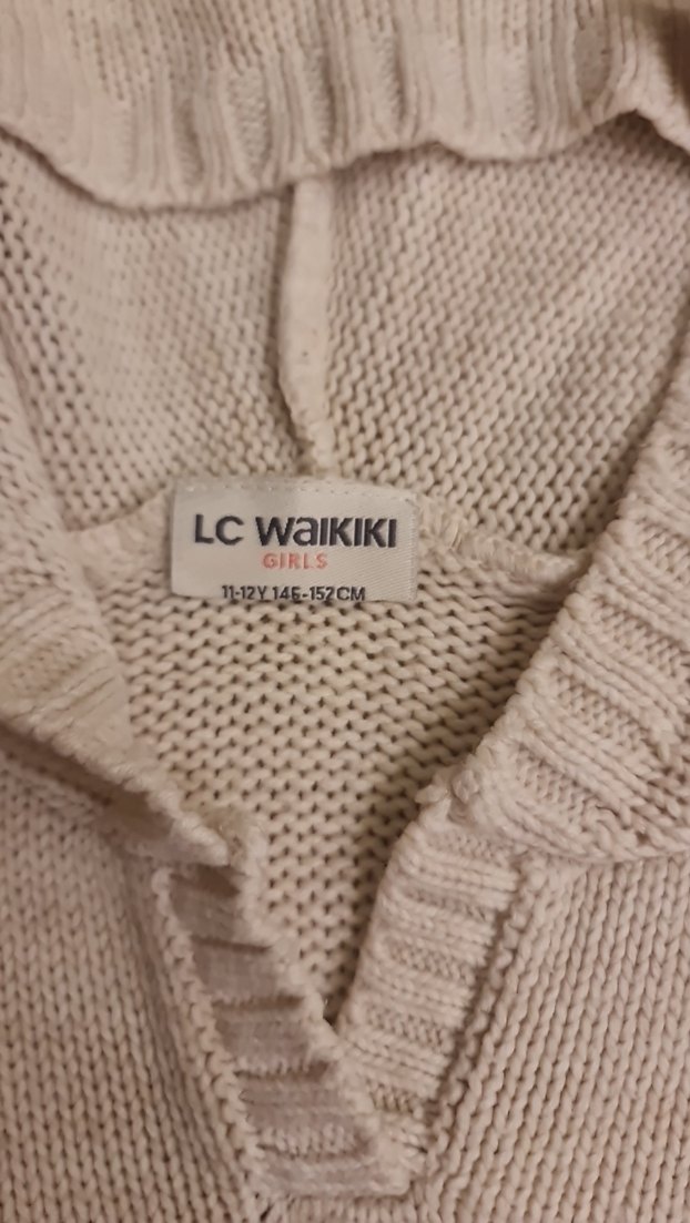 Kapüşonlu Bohem Nakışlı Kız Panço - Görsel 2