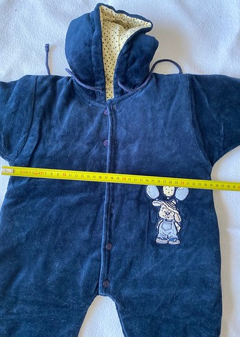 Kapüşonlu Lacivert Astronot Tulum - Görsel 7