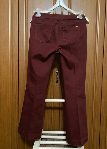 Fabrika Bordo Denim Pantolon - Görsel 2