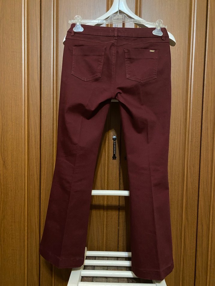 Fabrika Bordo Denim Pantolon - Görsel 2