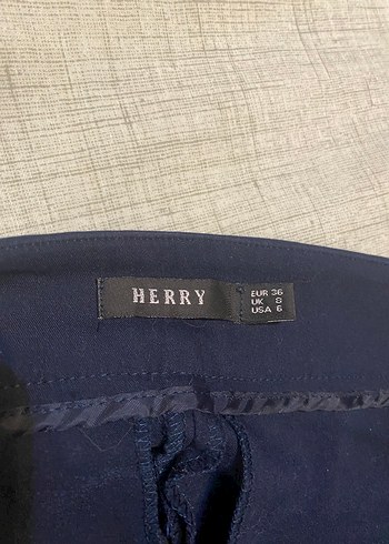 Herry Koyu Lacivert Kumaş Pantolon - Görsel 4