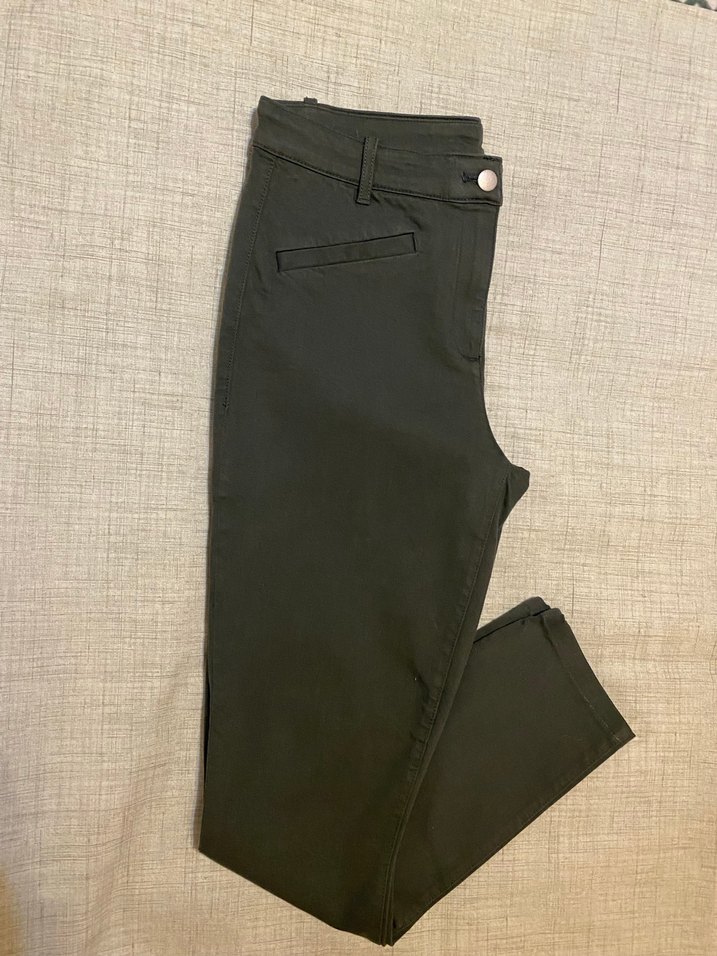 GAP Skinny Yeşil Pantolon - Görsel 3