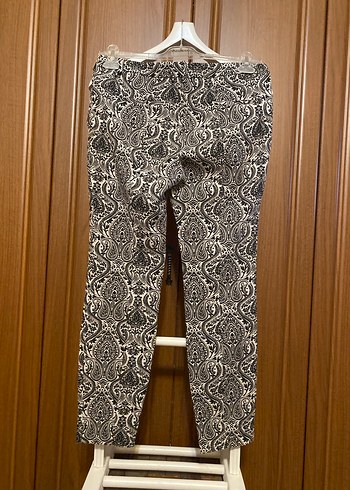 Mango Damask Desenli Pantolon - Görsel 2